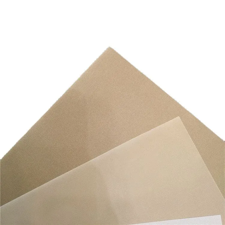PTFE coated fabric sheet being processed on CNC cutting equipment