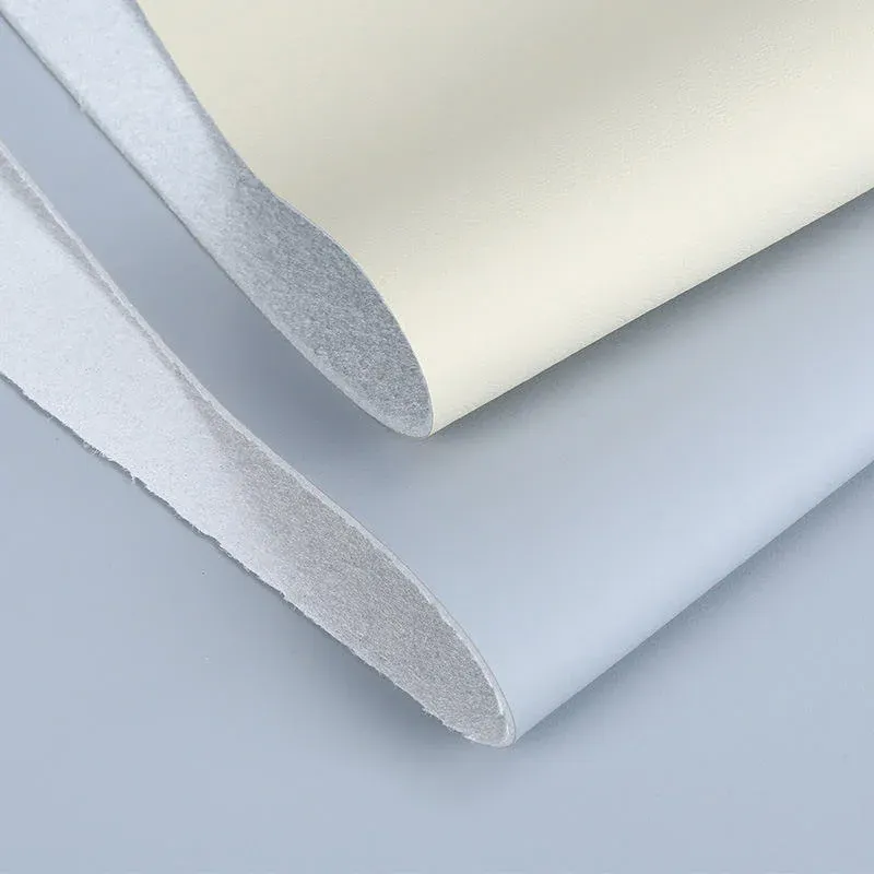 Silicone leather with microfiber backing used for protective cover application
