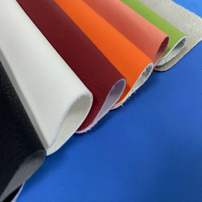 Close-up of textured silicone leather surface