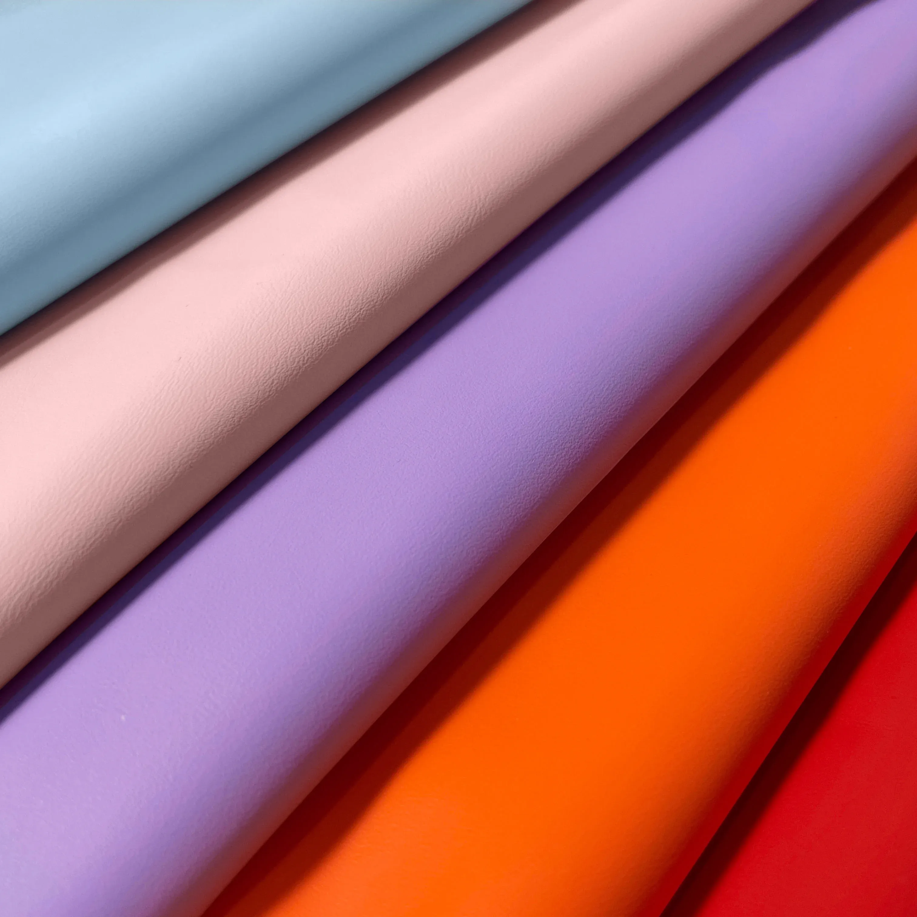 Close-up of silicone leather fabric surface texture