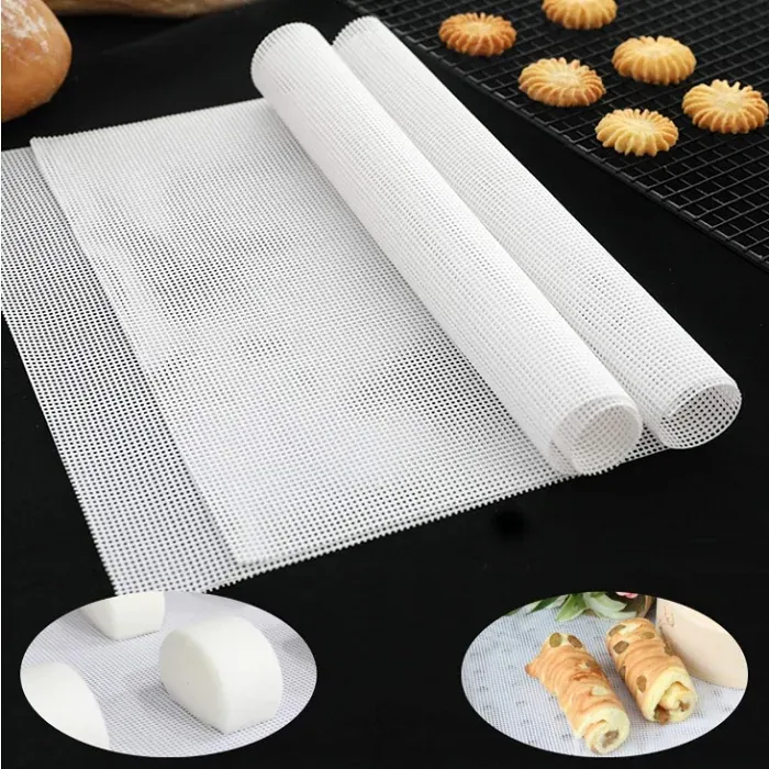 Perforated silicone dehydrator mat airflow hole detail