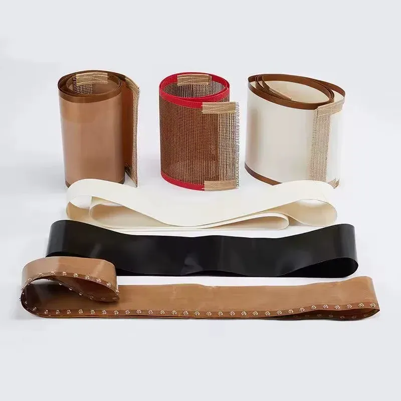 Custom size PTFE sealing belts for packaging machines