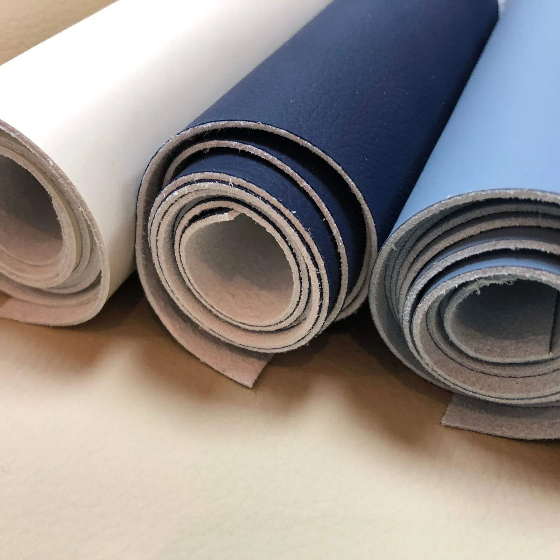 Silicone Leather with Microfiber Backing