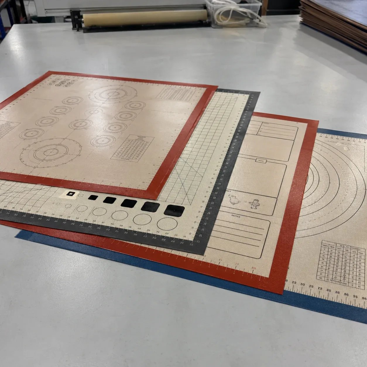 Custom Printed Silicone-Fiberglass Functional Mat