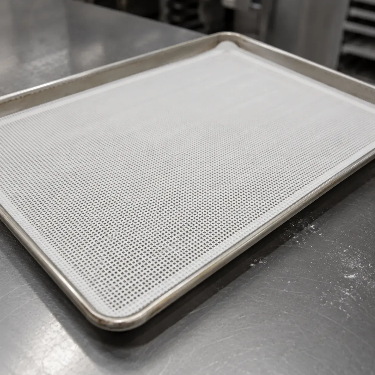 Stocked reusable silicone mesh pastry mats